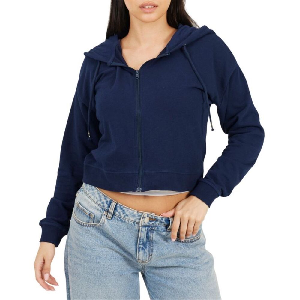Brave Soul Womens/Ladies Full Zip Hoodie / Navy